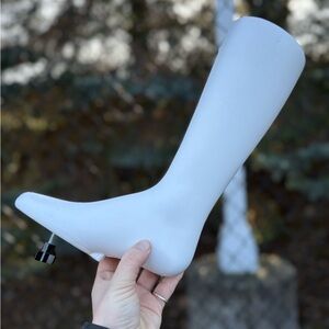 White Shoe Display Mannequin